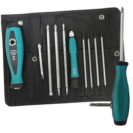 

Screwdriver Kits 10pcs/set Multifunction CR-V Magnetic Slotted Star Screwdriver Set Double Head Screwdriver Disassembly Set Home Appliances Repair Hand Tool