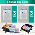 thumbnail image 3 of Vacuum Storage Bags for Travel, 6 Pack (3S+3XS) Vacuum Seal Bags with Wireless Rechargeable Electric Pump, with LED Light,Compression Bag for Clothes,Backpack,Camping, 3 of 12