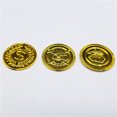 thumbnail image 4 of Monedas de oro de piratas de moda Accesorios de piratas Monedas de oro del tesoro de actividades Juguetes para niños Monedas de oro de piratas de plástico, 4 of 5