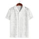 thumbnail image 5 of pstuiky Camisa de manga corta para hombre, Camiseta de ejercicio Splice Colorr para hombre, ajustada, de alta resiliencia, con cuello redondo y manga larga camisetas de hombre s, 5 of 8