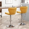 thumbnail image 3 of Gas-Lift Height Adjustment / Used in Dining Areas / Soft Velvet Upholstery Comfort, 3 of 7