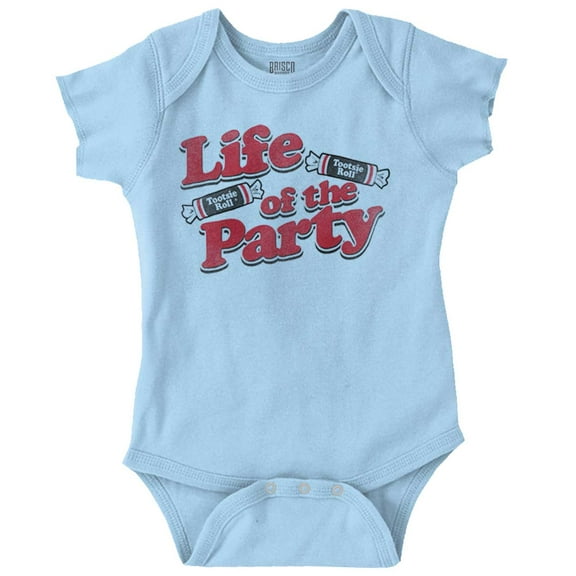 Life of the Party Funny Tootsie Roll Romper Boys or Girls Infant Baby Brisco Brands 12M