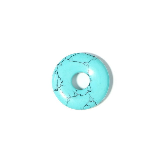 Wweixi Round Shaped Stone Necklace Earring Bracelet Pendant DIY Craft Pendants Jewelry Making Findings Handmade Accessory Type 9