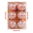 thumbnail image 3 of 12pcs Christmas Ball Set, 80mm/3.15" Shiny Christmas Tree Ornaments, Window Display, Shopping Mall Decoration Pendant, 3 of 6