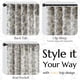 thumbnail image 5 of Cortinas Jinchan de lino con estampado floral, 214 cm, con flores estampadas, 214 cm, 5 of 9