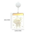 thumbnail image 3 of EIMELI 3D Christmas Window Lights Backdrop Decoration Lights Home Decor(Bell), 3 of 6