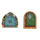 thumbnail image 1 of Puerta Hadas Casa Muñecas Elfo en Miniatura Artesanía para Árboles Jardín (1), 1 of 9