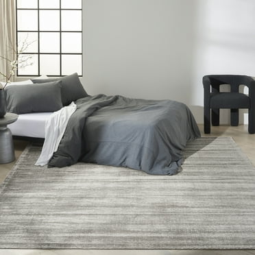 Nourison Valley Abstract Grey 7'9" x 9'9" Area Rug, Easy Cleaning, Non Shedding, Bed Room, Living Room, Dining Room, Kitchen (8x10)