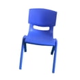 thumbnail image 4 of Silla infantil para actividades infantiles, silla de aprendizaje, taburete antideslizante para guardería, para interior y exterior. Azul, 4 of 9