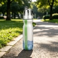 thumbnail image 6 of Hyknon Insulated Water Bottle with Cooling Spray, 2-in-1 Mist & Sip 500ml Sport Water Bottle BPA-Free, Portable Leak-Proof Drinking Bottle, Summer Outdoor Reusable Sport Bottle for Camp Travel, Green, 6 of 7