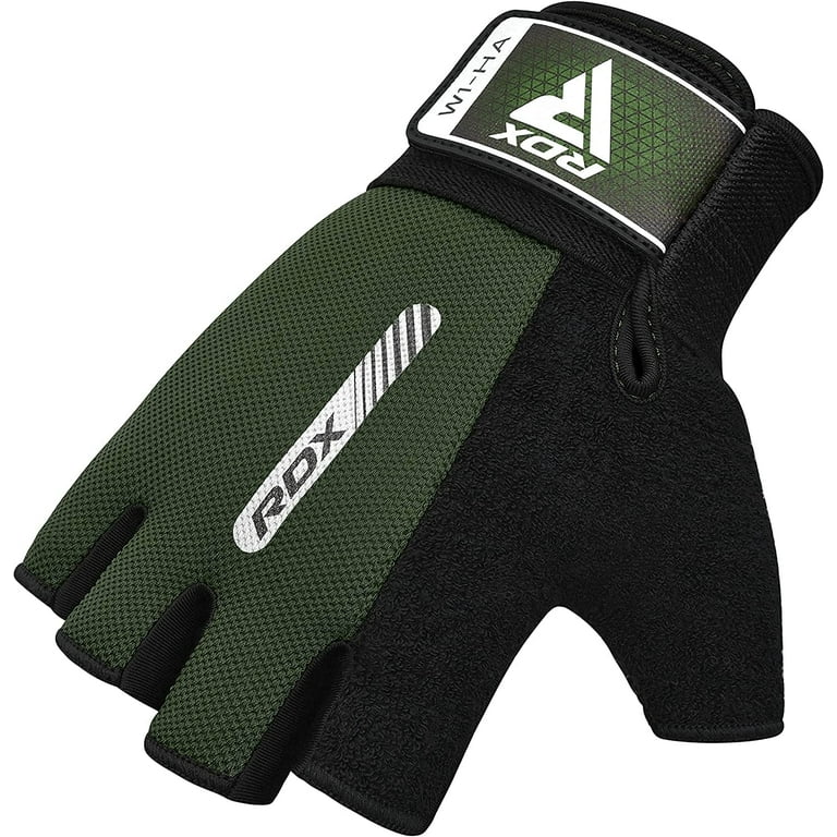 RDX Weight Lifting Gloves Gym Fitness Workout Anti Slip Padded