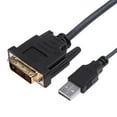 thumbnail image 4 of 2 Port USB2.0 DVI KVM Switcher Switch Box 2 in 1 Audio Video Cable Keyboard Mouse HD Monitor KVM Switch, 4 of 10