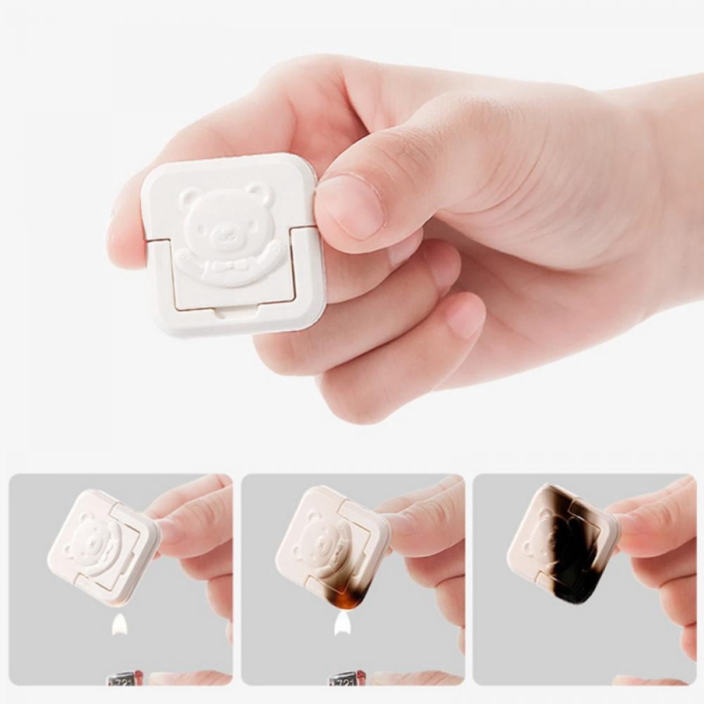 10pcs Outlet Plug Covers Child Proof Electrical Safety Caps for Unused Electrical Outlets, Guards Against Shocks,Plastic(3 Pole)