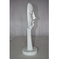 thumbnail image 4 of Modern Art White Thinking Head Statue Made of Resin Size: 6" x 4" x 16"H, 4 of 11