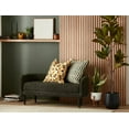 thumbnail image 2 of Bouclair Green Fabric and Metal Bench, 2 of 5