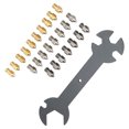 thumbnail image 3 of Extruder Nozzles, 1.75mm Input MK8 3D Printer Extruder Nozzle  For Replacement, 3 of 8