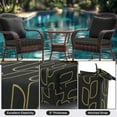 thumbnail image 7 of UNIKOME 4-Pack Outdoor Patio Seat Cushions, Waterproof High-Density Foam, 18.5 x 16 x 3 inch, Black Floral, 7 of 7