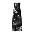 thumbnail image 5 of SMihono Robe Maxi Bohème d'Été pour Femmes Grande Taille Mode d'Été Imprimée Col en V Sans Manches Robe à Enfiler avec Poches Robe de Plage, 5 of 5