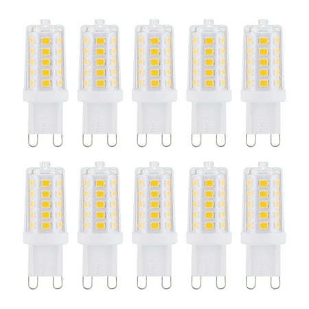 

2024 10PCS G9 Base LED Light Bulb 3W 32LED BiPin Bulb for Chandelier Wall Lamp 230V Warm White