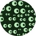 thumbnail image 1 of Ahgly Company Machine Washable Indoor Square Transitional Night Black Area Rugs, 3' Square, 1 of 7