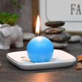thumbnail image 4 of Zest Candle 12-Piece Ball Candles, 2-Inch, Turquoise, 4 of 6