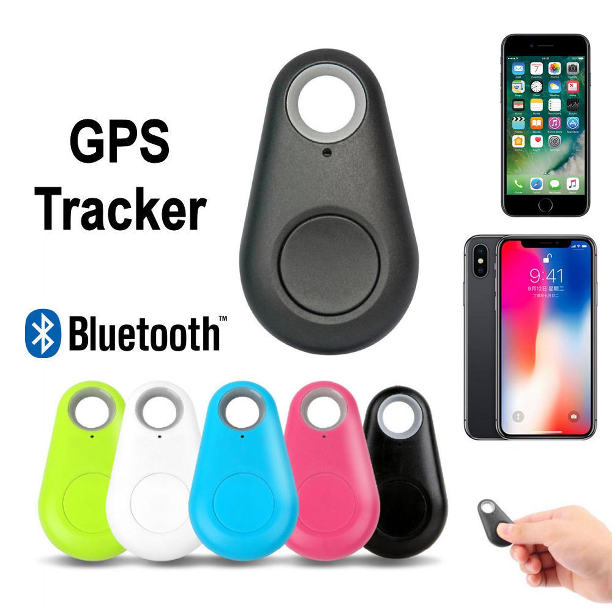 Kids Mobile Phone Key Finder & Key Ring Locator Wallet Wireless Bluetooth Tracker 4.0 for Pets Car Keys Key Anti-Lost Finder Bag Smart & Easy Slim Tracker