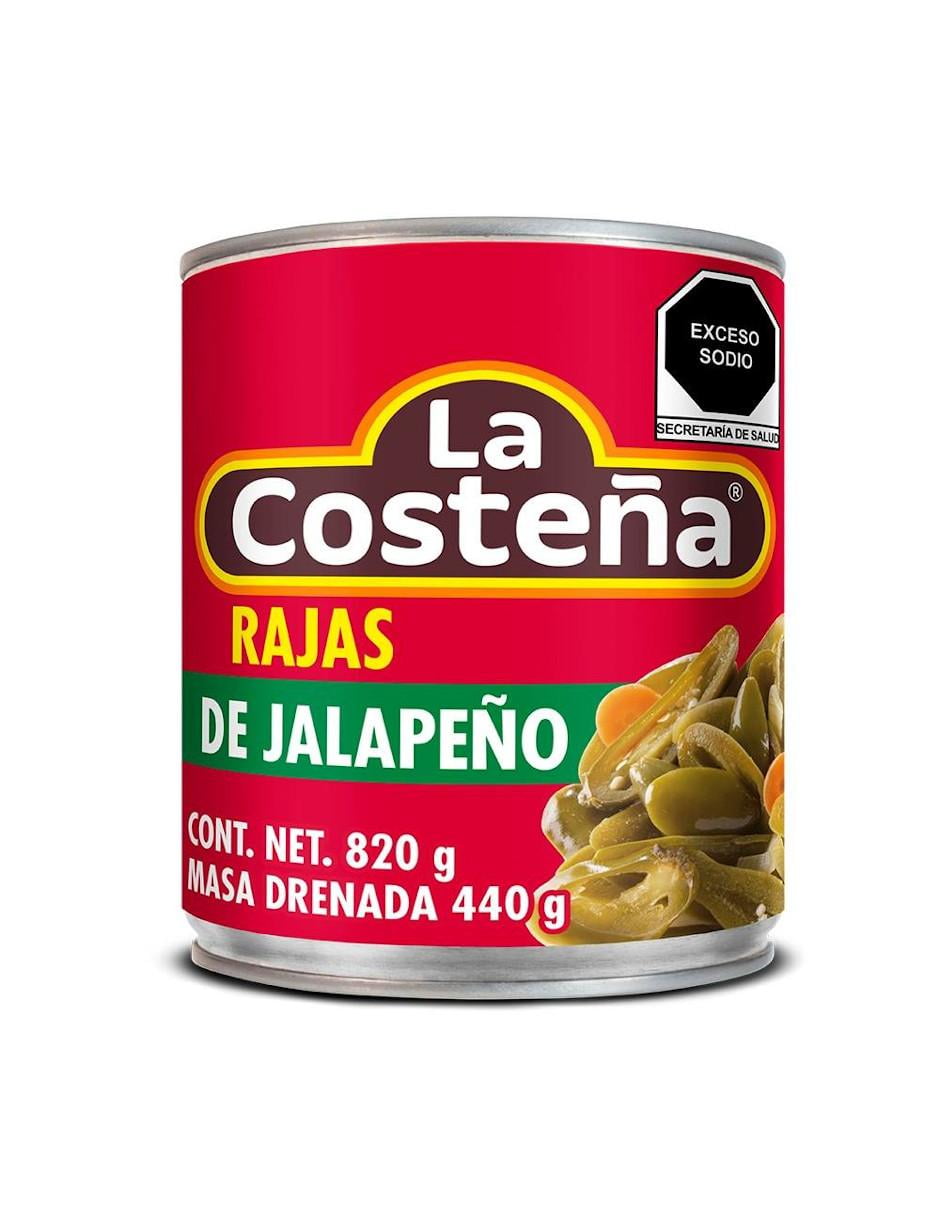 Pack de 12 Chiles rajas verdes La Costeña de 820g La costeña Lata de ...