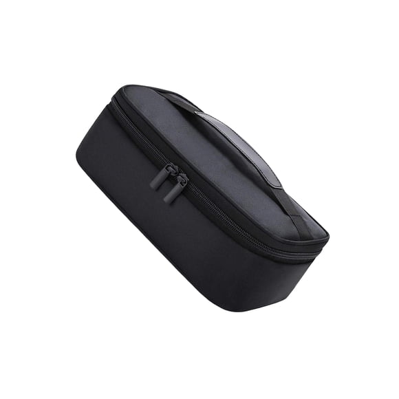 relayinert Black Portable Reusable Tote Bag For Everyday Lunch Needs Practical And Stylish Women Men Adult Oxford Cloth Lunch Box