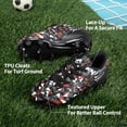 thumbnail image 2 of Tacos de Fútbol DREAM PAIRS HZ19003K Negro Rojo Juvenil 2, 2 of 5
