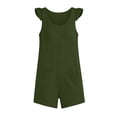thumbnail image 5 of AUNVITO Women's Sleeveless Romper Round Neck Vest Style with Pockets Casual Chic Solid Color, 5 of 5