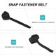 thumbnail image 3 of unbranded 1Ud Cinturón Snap Fastener Negro Para Ropa Accesorio De Durable Y Práctico, 3 of 8