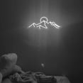 Desert Sunset Sunrise Neon Sign, Mountain Neon Sign,Desert wall art,LED