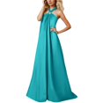thumbnail image 1 of Vestidos de verano para mujer: vestido lencero floral, maxi boho, sin mangas, vestido de playa con cuello en V, 1 of 6