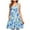 8-Multicolor dresses for women, variant on Women Summer Casual Sleeveless Midi Dress Floral Print Pleated Tank Dresses Crewneck Loose Fit Boho Sundress Flare Tank Dress with Pockets Womens Clothing Multicolor,XXL