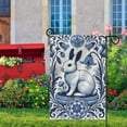 thumbnail image 2 of TIELUTT Easter Garden Flag Easter Cute Bunny Garden Flag Double Flag Pool Yard Flag Flag Decoration Garden Holiday Banner for Mantle Alphabet Banner for Wall Triangular Flag Leopard Banner Flag for M, 2 of 8