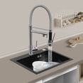 thumbnail image 6 of Kitchen Sink Single Handle Stainless Steel Faucet with Pull Down Sprayer(Silver), 6 of 7