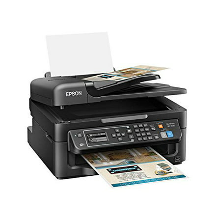 Epson WorkForce WF-2630 Wireless Business AIO Color Inkjet, Print, Copy, Scan, Fax, Mobile Printing, AirPrint, Compact (Best Airprint Enabled Printer)