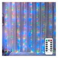 thumbnail image 2 of Dserhfy 300 LED Fairy Curtain Lights 9.8ft x 9.8ft Window Wall Hanging String Light USB Powered Curtain Light for Bedroom Backdrop Wedding Party Indoor Decor, 2 of 8