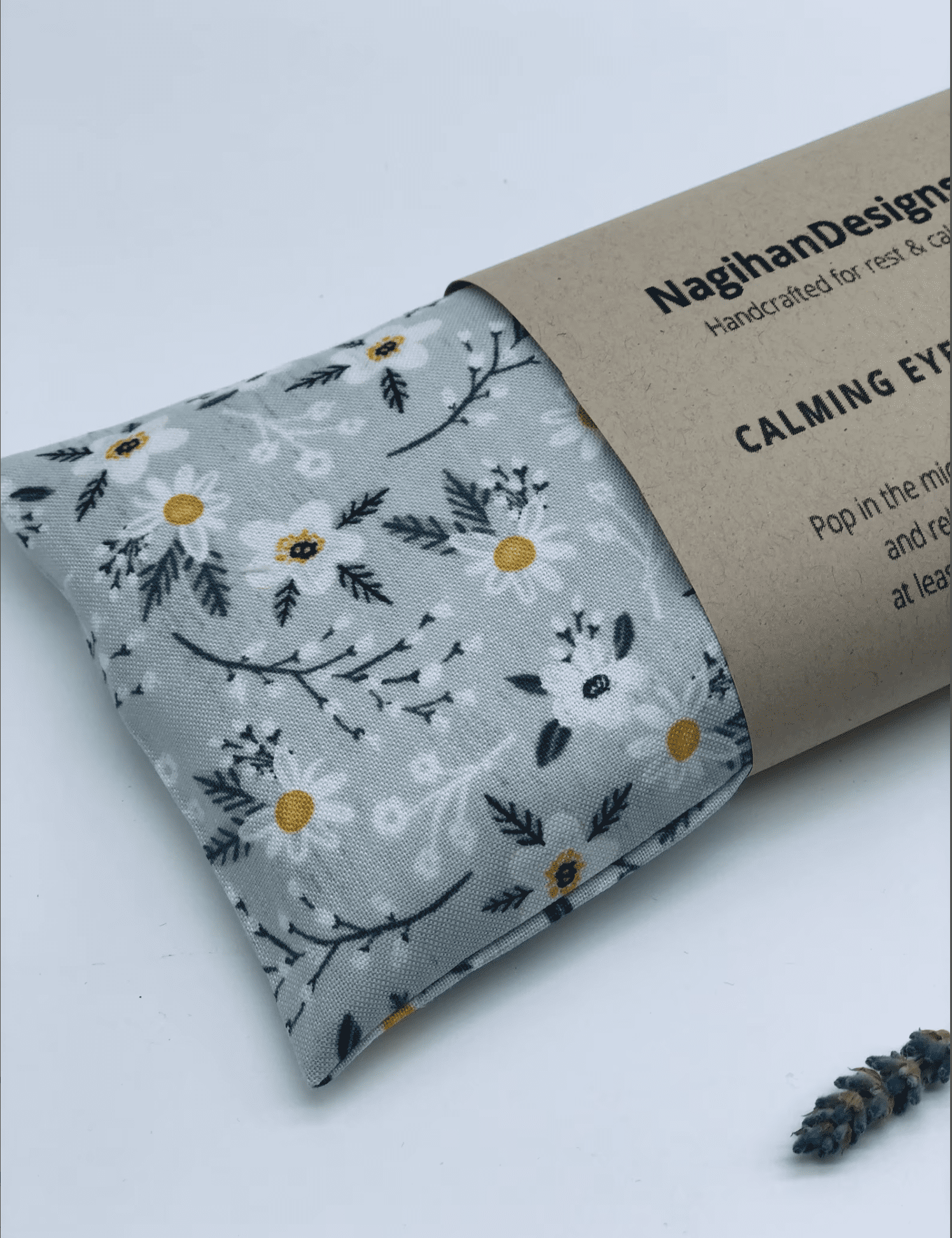 Cotton Flaxseed Yoga Aromatherapy Removable Cover All Natural Sleep Eye Mask for Relaxation and Stress Relief