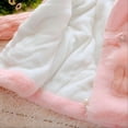 thumbnail image 3 of CPNG Girl Winter Dress Coats Knited Fur Outerwear Coats Snowsuit Clothing Warm Fleece Lined Lightweight Parka Snow Puffer Down Jacket with Hooded, 3 of 6