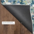 thumbnail image 6 of Addison Rugs Mayfield Premium Machine Washable Transitional Geometric Teal Rectangle Rug, 10' x 14', 6 of 9