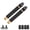 2PCS, variant on Heavy Duty Adjustable Twist Hose Nozzle Jet Sweeper Nozzle, A Must-Have for Watering Plants and Car Washing, Metal Outdoor Watering Attachment for Driveway, Deck, Car Washing (2PCS)
