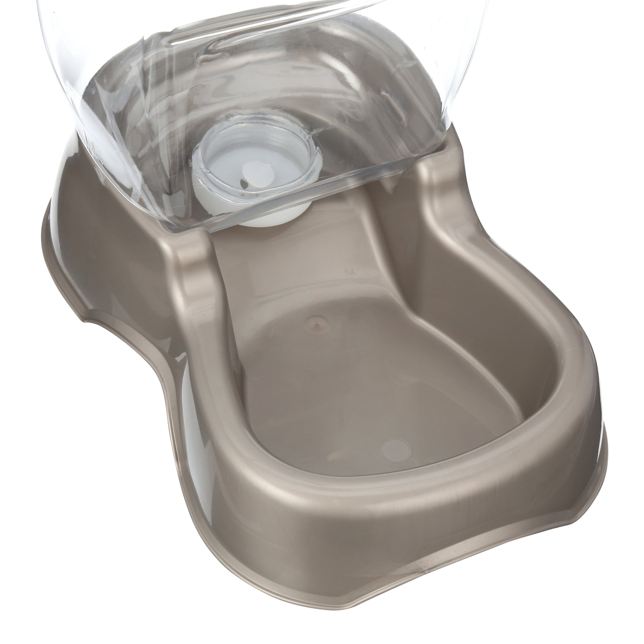 Petmate Pet Café Cat and Dog Waterer Plastic Water Dispenser Station, 3 Gal, Pearl Tan