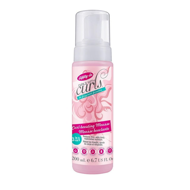 Curl-boosting Mousse – Adds Body and Replenishes Moisture to Dry, Frizzy and Curly Hair – Colour-Safe & Paraben-Free with Natural Ingredients