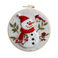thumbnail image 1 of Embroidery Kit for Beginners Beginner Embroidery Flower Kit Beginner Hand Embroidery 0 Base Diy Hand Embroidery Material Pack Christmas Embroidery Kits, 1 of 5