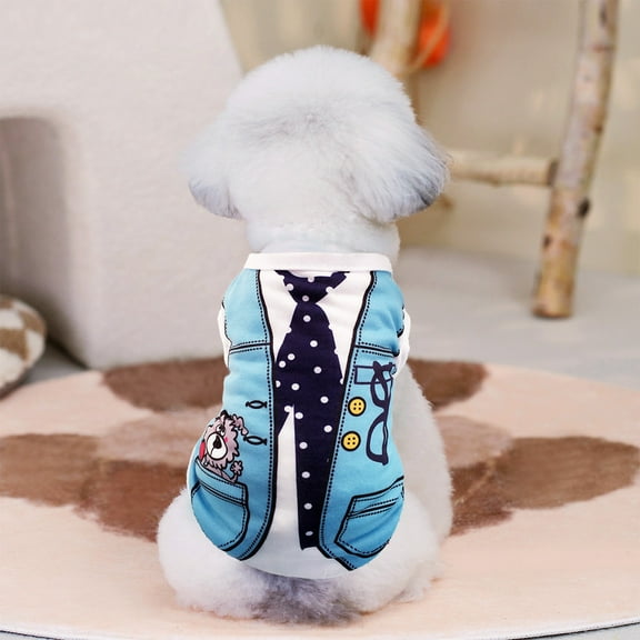 HongHeng Mesh Shirts for Small s: Stretchy Clothes with Cute Patterns, Fit for 2-16lb s Pet T-Shirts, Girl & Boy Puppy Clothes for Spring Summer