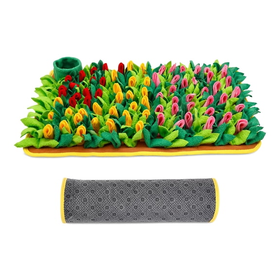 Snuffle Mat for Dogs Large Breed - 23 x 15in Washable Durable Sniff Mat for Slow Feeding Training, Enrichment Puzzle Toy for Mental Stimulation & Stress Relief