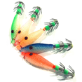 thumbnail image 1 of Cebo de tela luminoso de 6 cm y 7 cm, cebo de calamar biónico, simulación de pesca en el mar, anzuelo de madera para camarones y calamares, anzuelo tipo paraguas, 1 of 1