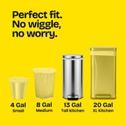 Glad ForceFlex Tall Kitchen Drawstring Trash Bags, 13 Gal, Gain Lavender, 40 Count