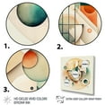 thumbnail image 3 of Designart Warm Minimalist Circular Abstract II Canvas Wall Art, 3 of 5